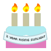 2 years Rising Sunlight