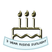 3 Years Rising Sunlight