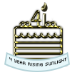4 Years Rising Sunlight