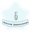 6 Gesuche übernommen